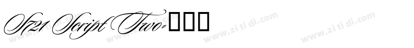 S721 Script Two字体转换 S721 Script Two字体转换